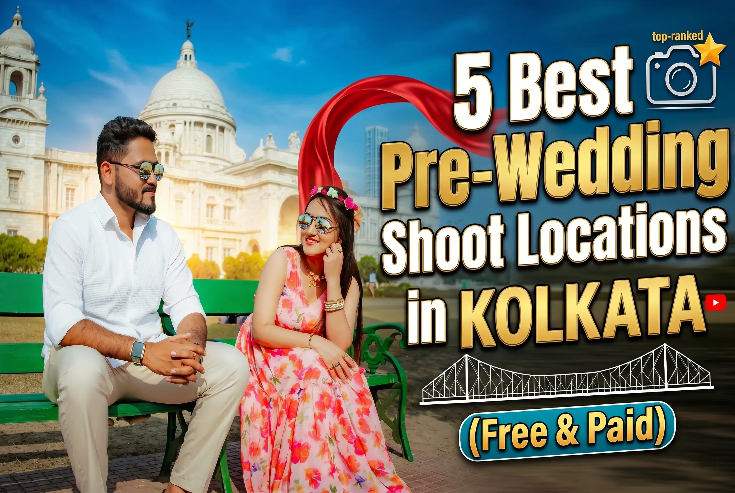 5 Best Pre-Wedding Shoot Locations in Kolkata (Free & Paid)